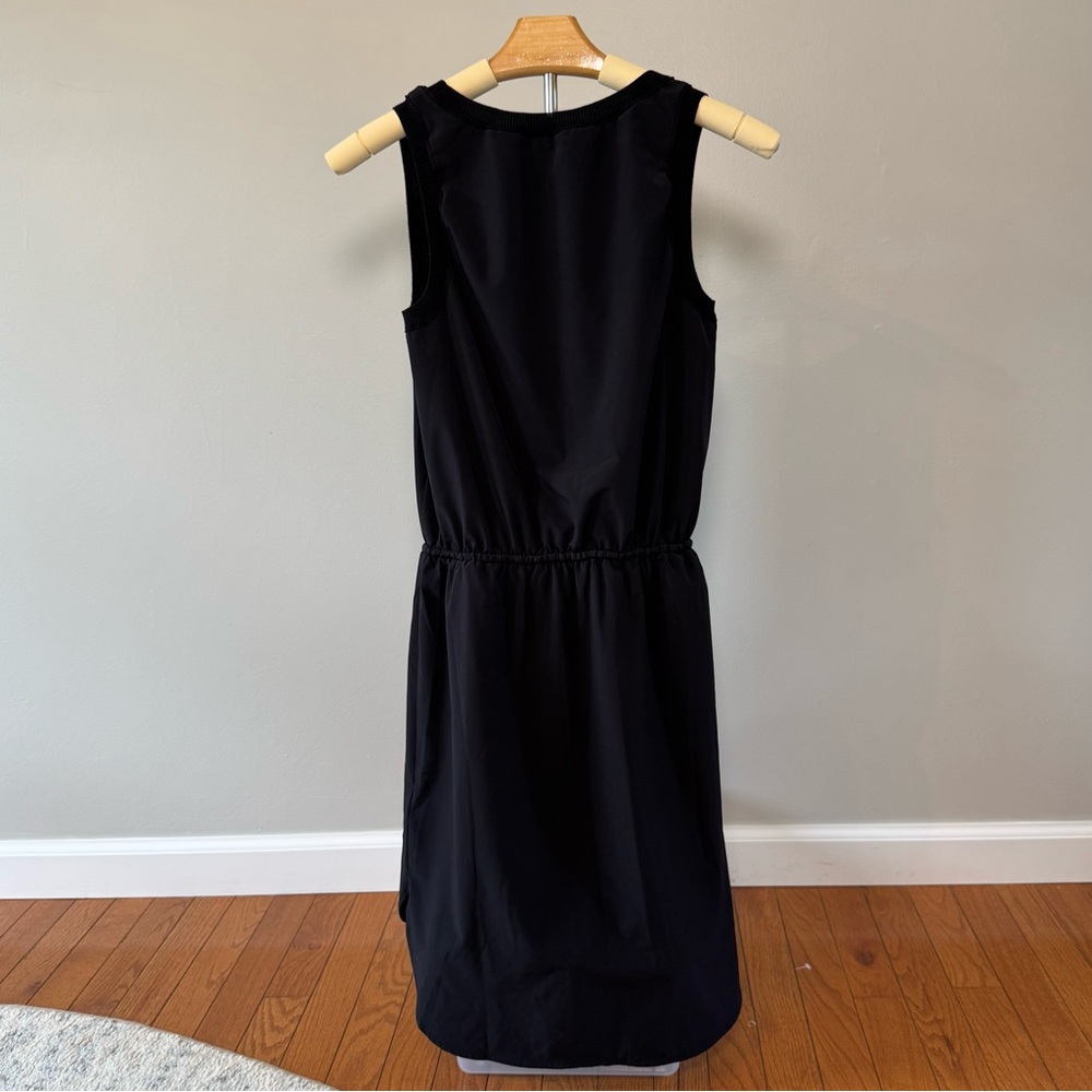 Athleta Dress Women’s XXS Black Tied at Waist Sleeveless - Picture 2 of 9